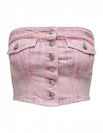 ONLY - ONLEVERLY BUTTON TUBE TOP PNT Tbilisi