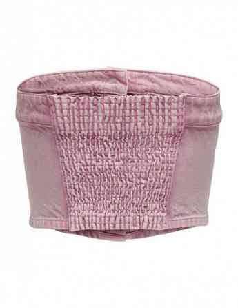 ONLY - ONLEVERLY BUTTON TUBE TOP PNT Tbilisi