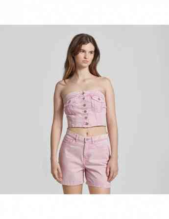 ONLY - ONLEVERLY BUTTON TUBE TOP PNT Tbilisi