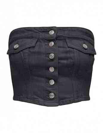 ONLY - ONLEVERLY BUTTON TUBE TOP PNT Tbilisi
