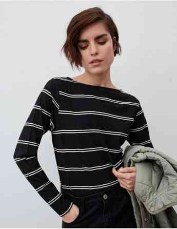 MO Fashion - LONG SLEEVE STRIPED T-SHIRT Tbilisi
