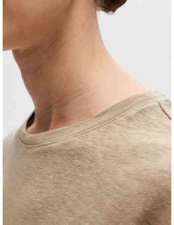 SELECTED FEMME - SLFVILJA LINEN SS TEE Tbilisi