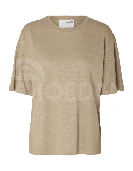 SELECTED FEMME - SLFVILJA LINEN SS TEE თბილისი - photo 6