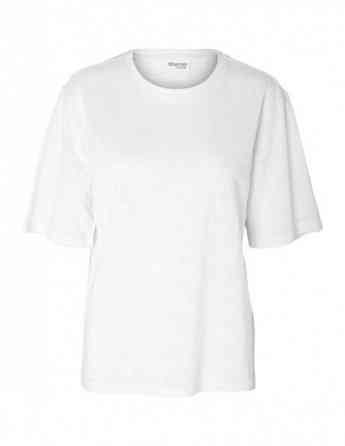 SELECTED FEMME - SLFVILJA LINEN SS TEE Tbilisi