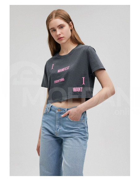 Mavi - GRAPHIC PRINTED CROP T-SHIRT Tbilisi - photo 1