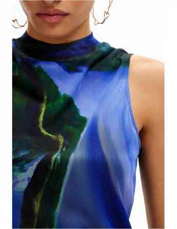 DESIGUAL - M. Christian Lacroix tulle landscape T-shirt Tbilisi