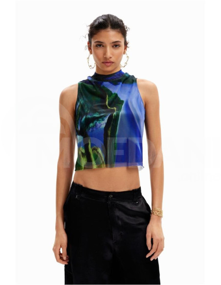 DESIGUAL - M. Christian Lacroix tulle landscape T-shirt თბილისი - photo 1