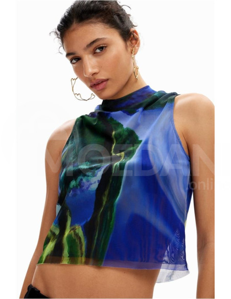 DESIGUAL - M. Christian Lacroix tulle landscape T-shirt თბილისი - photo 3