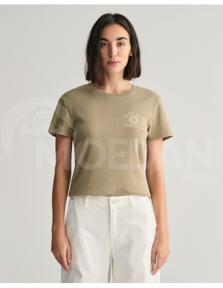 Gant - REG CREST SS T-SHIRT Тбилиси - изображение 1