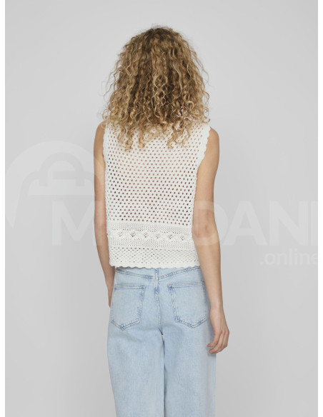 VILA - VIDOLISE S/L O-NECK CROCHET KNIT TOP Tbilisi - photo 2