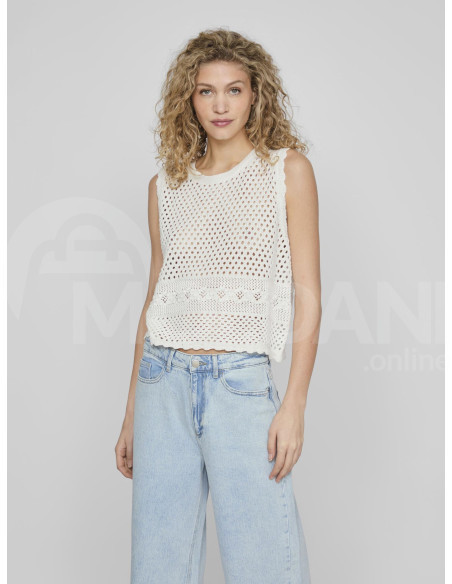 VILA - VIDOLISE S/L O-NECK CROCHET KNIT TOP Tbilisi - photo 1