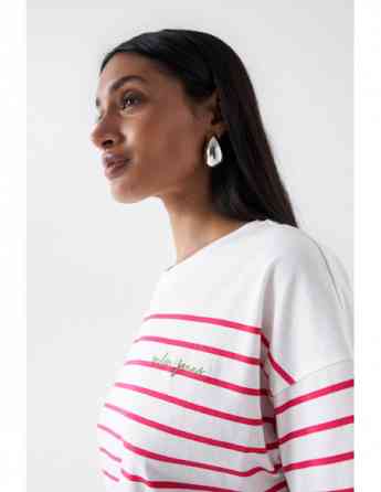 Salsa Jeans - STRIPED BRANDING T-SHIRT Tbilisi