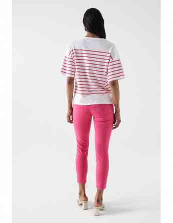 Salsa Jeans - STRIPED BRANDING T-SHIRT Tbilisi