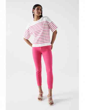 Salsa Jeans - STRIPED BRANDING T-SHIRT Tbilisi