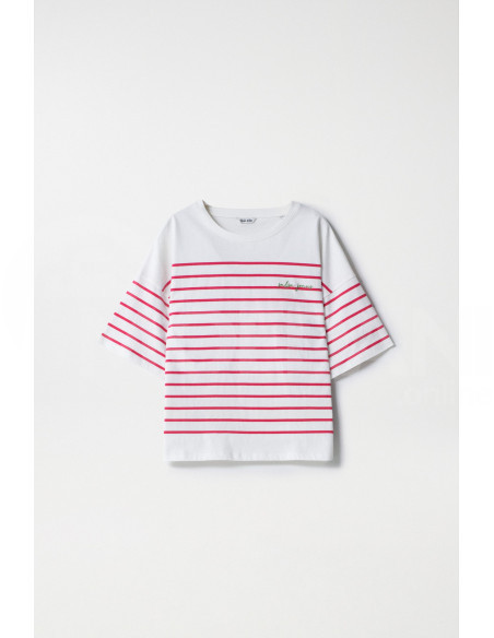 Salsa Jeans - STRIPED BRANDING T-SHIRT Тбилиси - изображение 7
