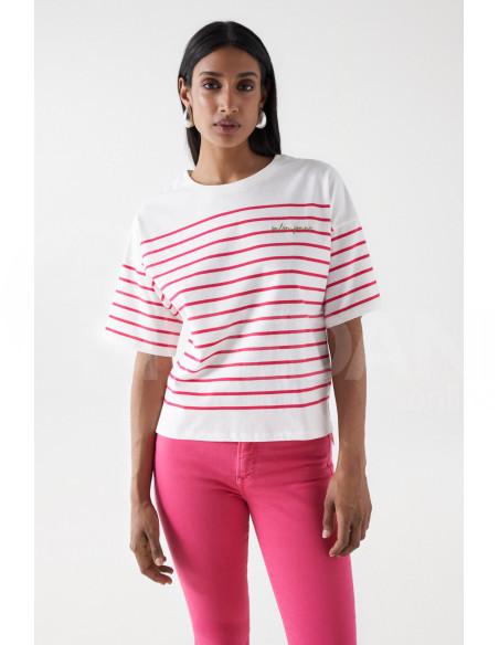 Salsa Jeans - STRIPED BRANDING T-SHIRT Тбилиси - изображение 1