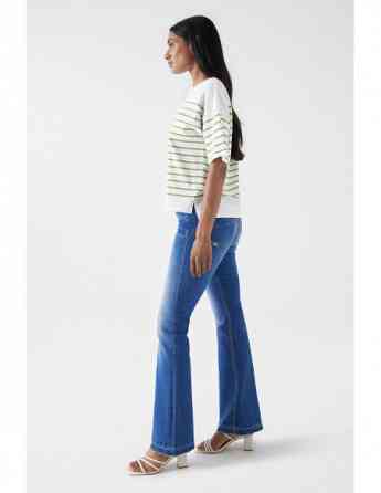 Salsa Jeans - STRIPED BRANDING T-SHIRT Tbilisi