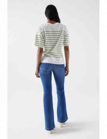 Salsa Jeans - STRIPED BRANDING T-SHIRT Tbilisi