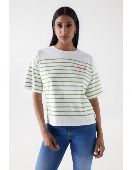 Salsa Jeans - STRIPED BRANDING T-SHIRT Tbilisi - photo 1