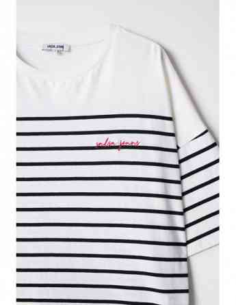 Salsa Jeans - STRIPED BRANDING T-SHIRT Tbilisi