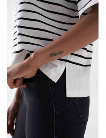 Salsa Jeans - STRIPED BRANDING T-SHIRT Tbilisi