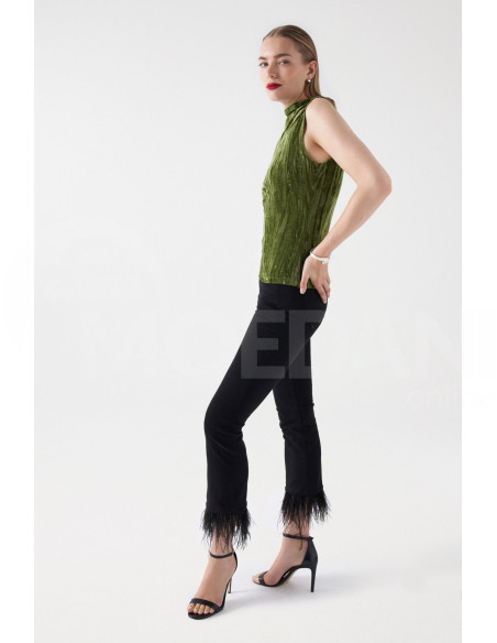 Salsa Jeans - SLEEVELESS HIGH NECK TOP Тбилиси - изображение 5