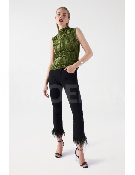 Salsa Jeans - SLEEVELESS HIGH NECK TOP Тбилиси - изображение 4