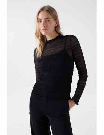 Salsa Jeans - TEXTURED SHEER LONG SLEEVE Tbilisi