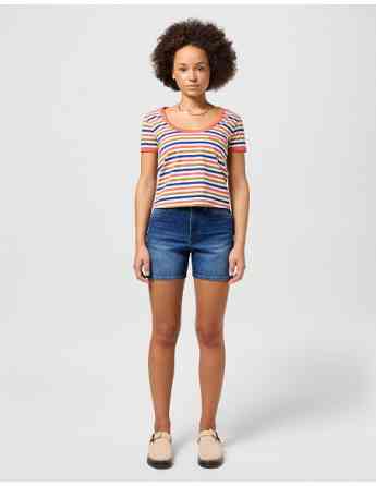 Wrangler - SCOOP NECK RINGER TEE Tbilisi