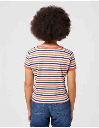 Wrangler - SCOOP NECK RINGER TEE Tbilisi