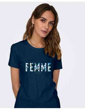 ONLY JDY - JDYMICHIGAN LIFE S/S PRINT TOP JRS Tbilisi