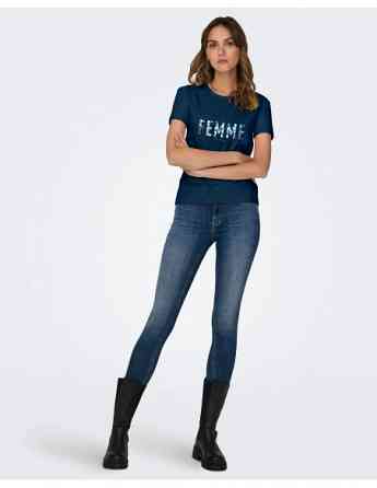 ONLY JDY - JDYMICHIGAN LIFE S/S PRINT TOP JRS Tbilisi