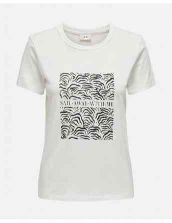 ONLY JDY - JDYMICHIGAN LIFE S/S PRINT TOP JRS Tbilisi