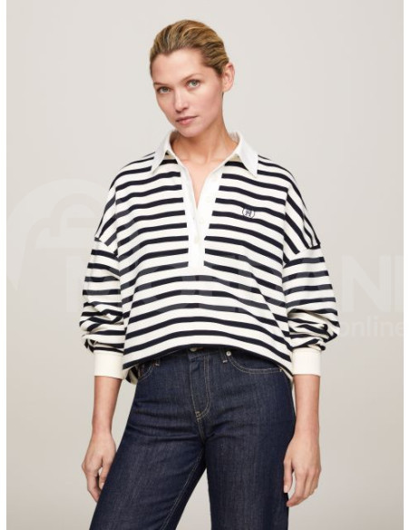 Tommy Hilfiger - RLX SMD BRETON STRIPE POLO HWK თბილისი - photo 1