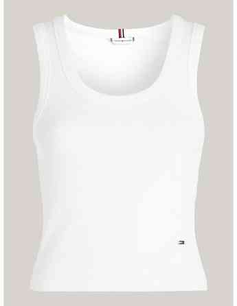 Tommy Hilfiger - SLIM RIB CROP TANK Tbilisi