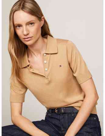 Tommy Hilfiger - CO LYOCELL BUTTON POLO SS SWT Tbilisi