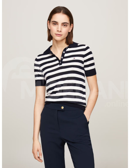 Tommy Hilfiger - CO LYOCELL BUTTON POLO SS SWT თბილისი - photo 1