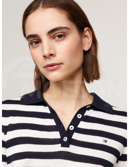 Tommy Hilfiger - CO LYOCELL BUTTON POLO SS SWT თბილისი - photo 4