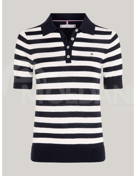 Tommy Hilfiger - CO LYOCELL BUTTON POLO SS SWT თბილისი - photo 5