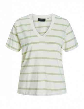 JJXX - JXANNIE REG VNECK STRIPE SS TEE JRS Tbilisi