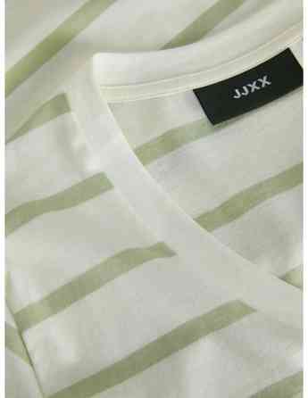JJXX - JXANNIE REG VNECK STRIPE SS TEE JRS Tbilisi