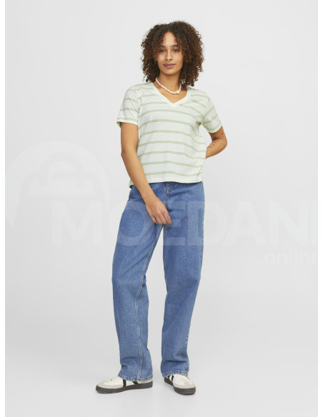 JJXX - JXANNIE REG VNECK STRIPE SS TEE JRS თბილისი - photo 3