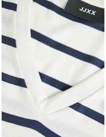 JJXX - JXANNIE REG VNECK STRIPE SS TEE JRS Tbilisi