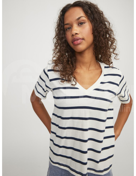 JJXX - JXANNIE REG VNECK STRIPE SS TEE JRS თბილისი - photo 1
