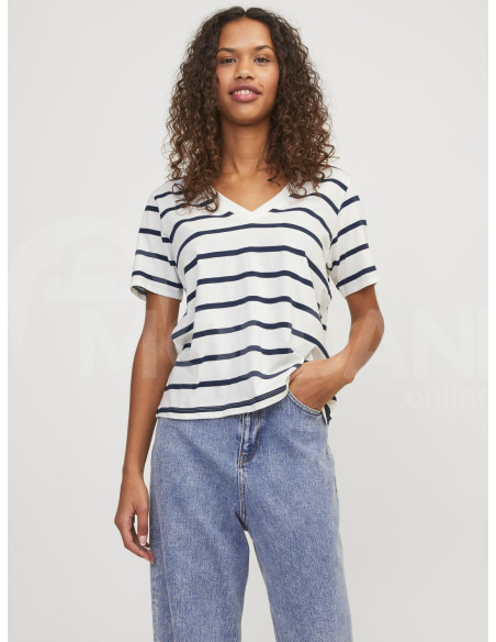 JJXX - JXANNIE REG VNECK STRIPE SS TEE JRS თბილისი - photo 2