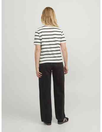 JJXX - JXANNIE REG VNECK STRIPE SS TEE JRS Tbilisi