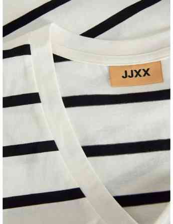 JJXX - JXANNIE REG VNECK STRIPE SS TEE JRS Tbilisi