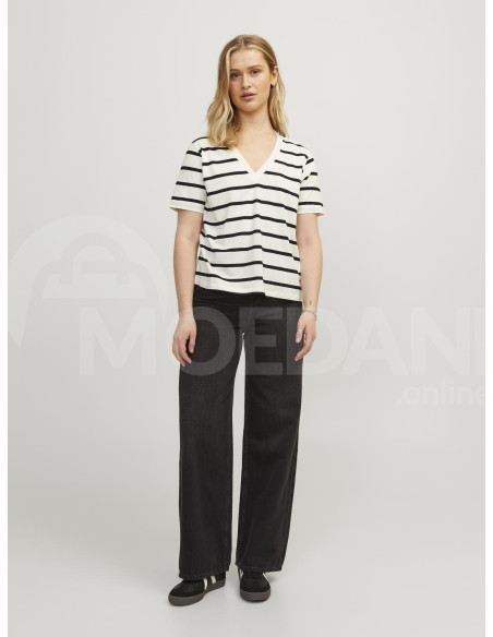 JJXX - JXANNIE REG VNECK STRIPE SS TEE JRS თბილისი - photo 2