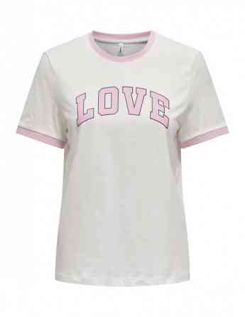 ONLY - ONLELISA LIFE REG S/S TEXT TOP BOX JRS Tbilisi