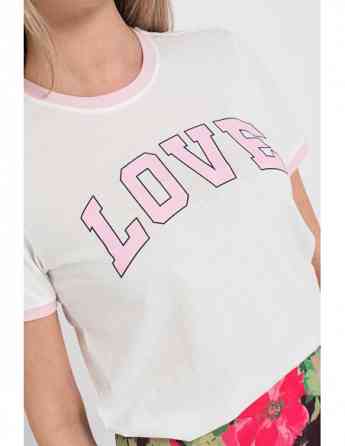 ONLY - ONLELISA LIFE REG S/S TEXT TOP BOX JRS Tbilisi